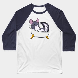 Chinchilla Bath Baseball T-Shirt